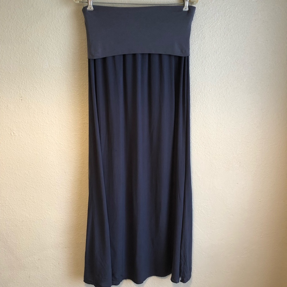 Splendid Fold Over Blue Skirt